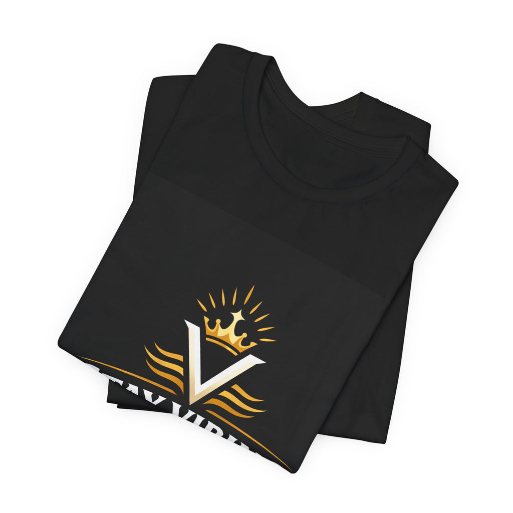 Stay Vibing High T-Shirt — Inspirational Crown Logo Tee