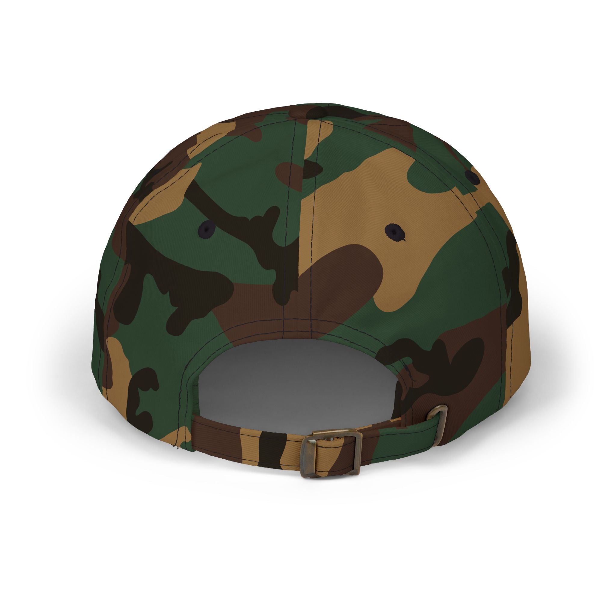 Stay Vibing High Dad Cap — Embroidered Retro Sunrise Hat