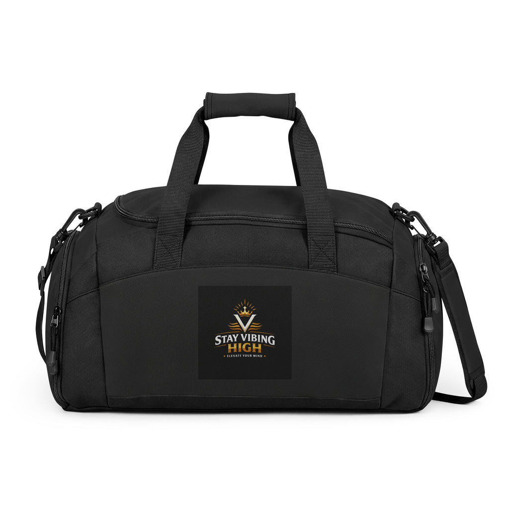 Gym Bag — "Stay Vibing High" Motivational Sports Duffel