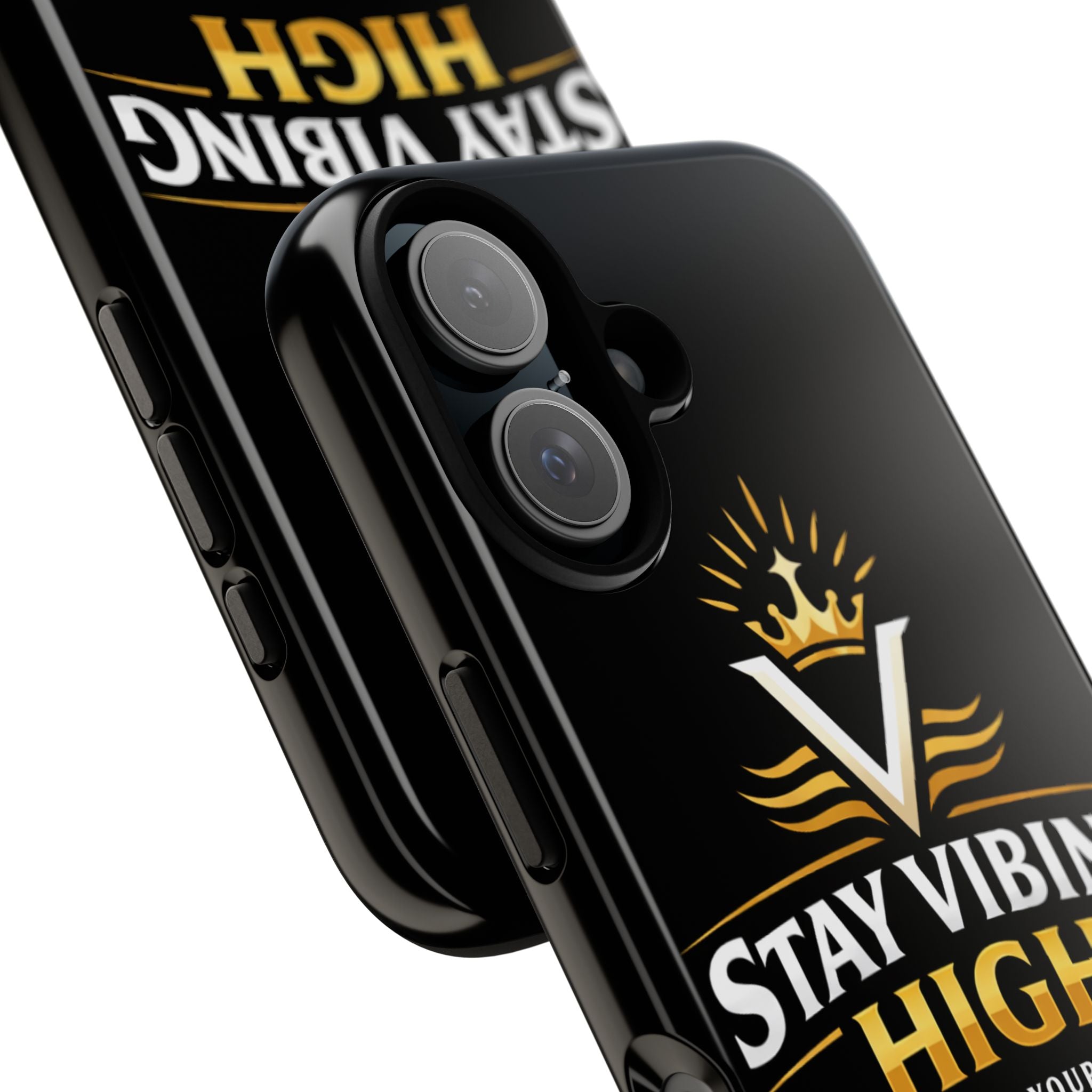 Stay Vibing High Phone Case — "Elevate Your Mind" Protective Tough Case