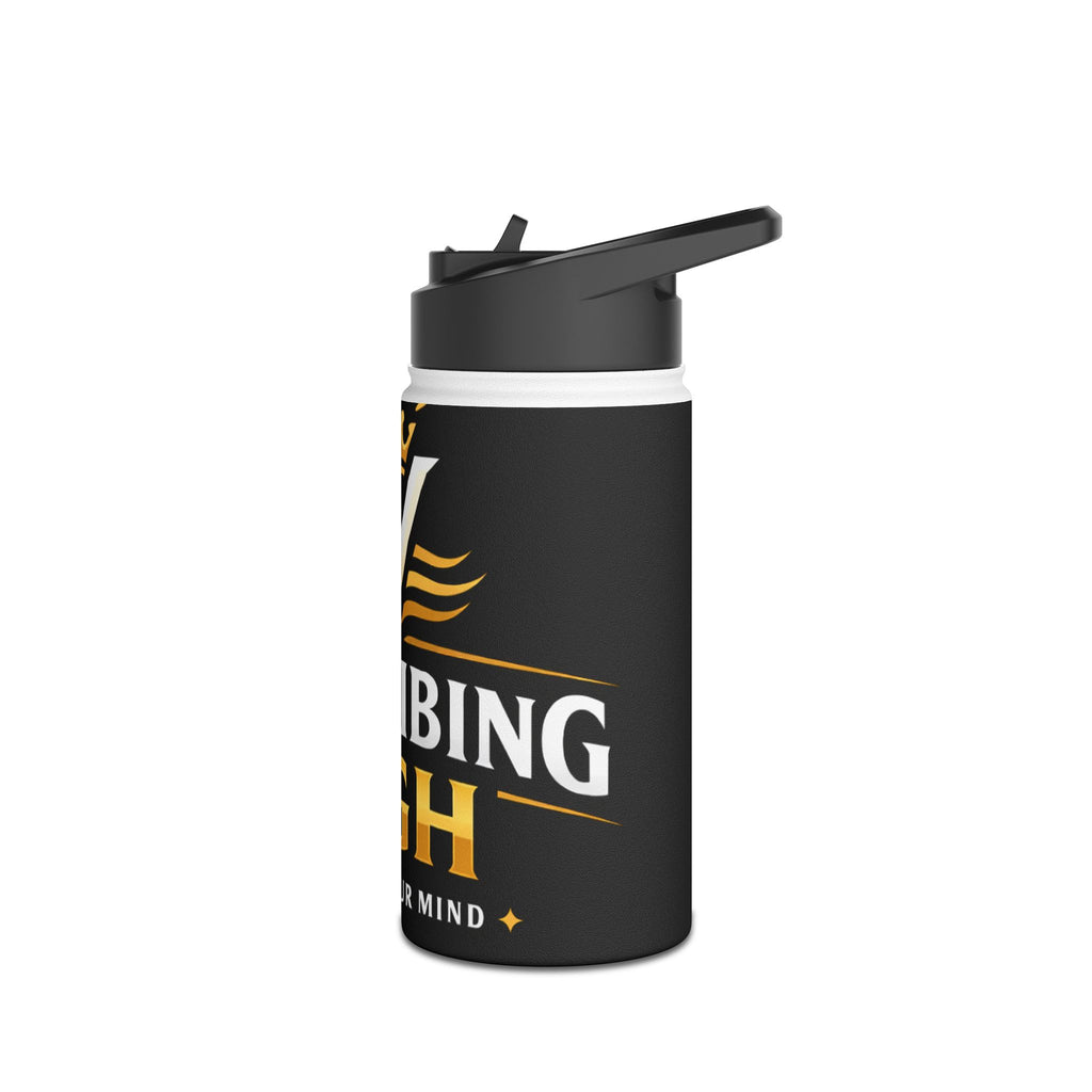 Stay Vibin' High Stainless Steel Water Bottle — 'Elevate Your Mind' Insulated Bottle
