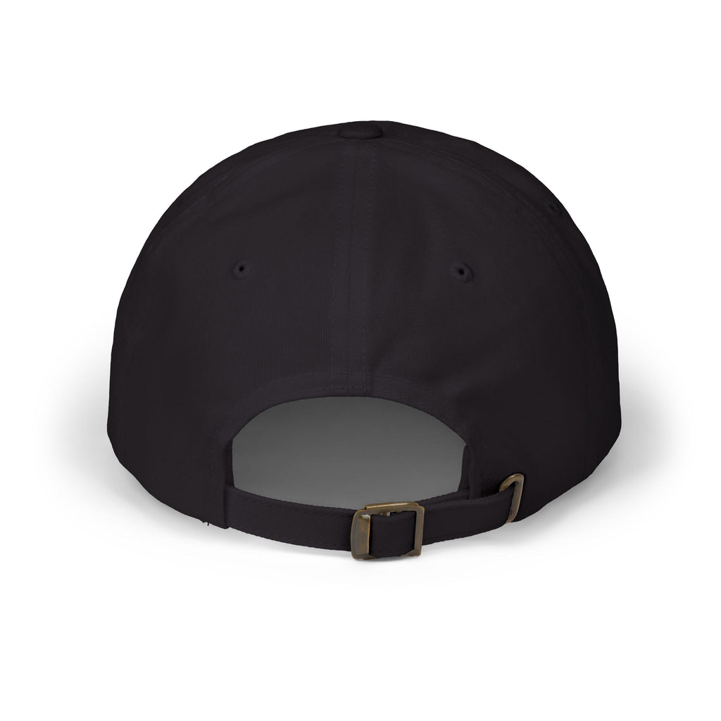 Stay Vibing High Dad Cap — Embroidered Retro Sunrise Hat