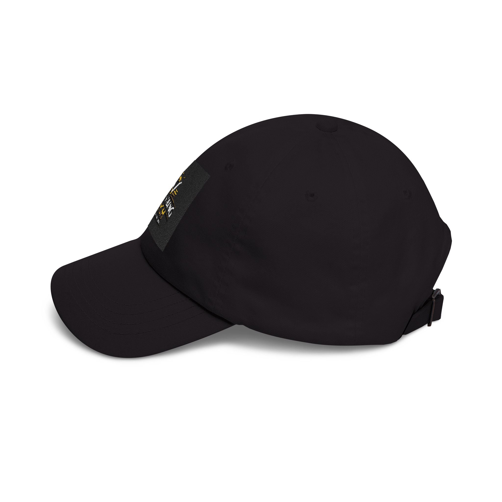 Stay Vibing High Dad Cap — Embroidered Retro Sunrise Hat