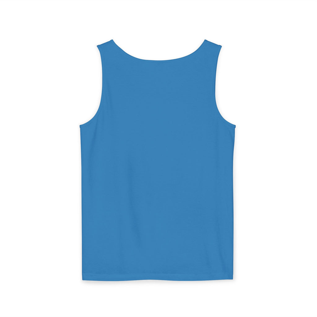 Stay Vibing High Tank Top — Motivational Crown Graphic Muscle Tee