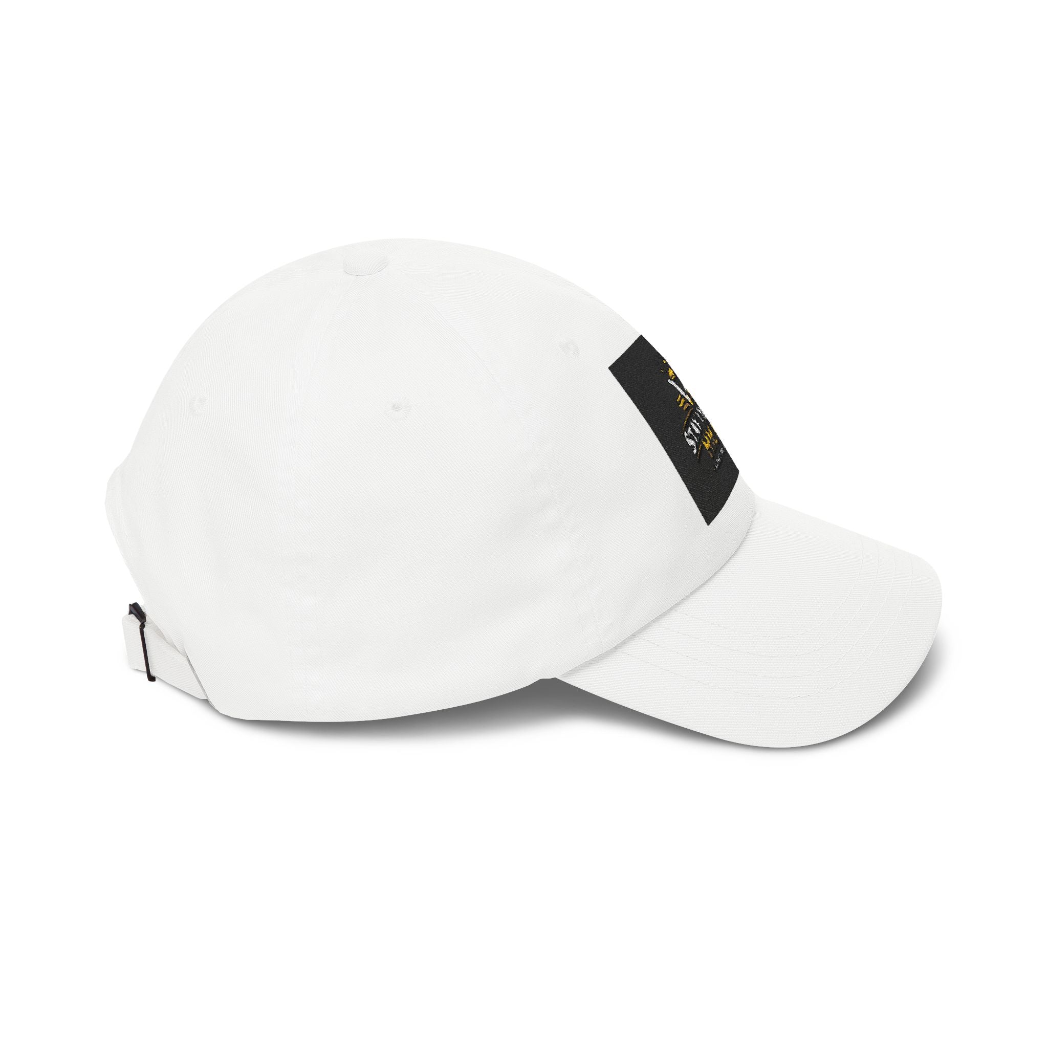 Stay Vibing High Dad Cap — Embroidered Retro Sunrise Hat