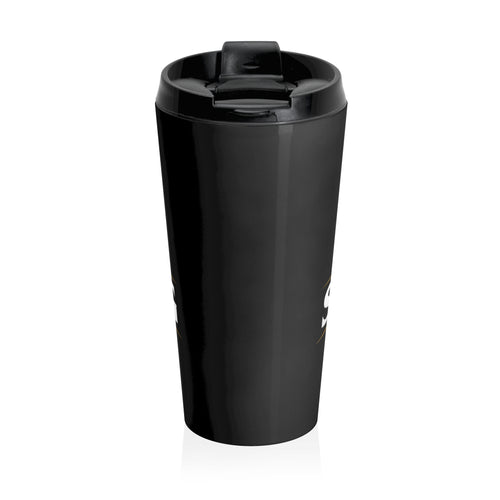 Stainless Steel Travel Mug — "Stay Vibin' High" Insulated Coffee Tumbler