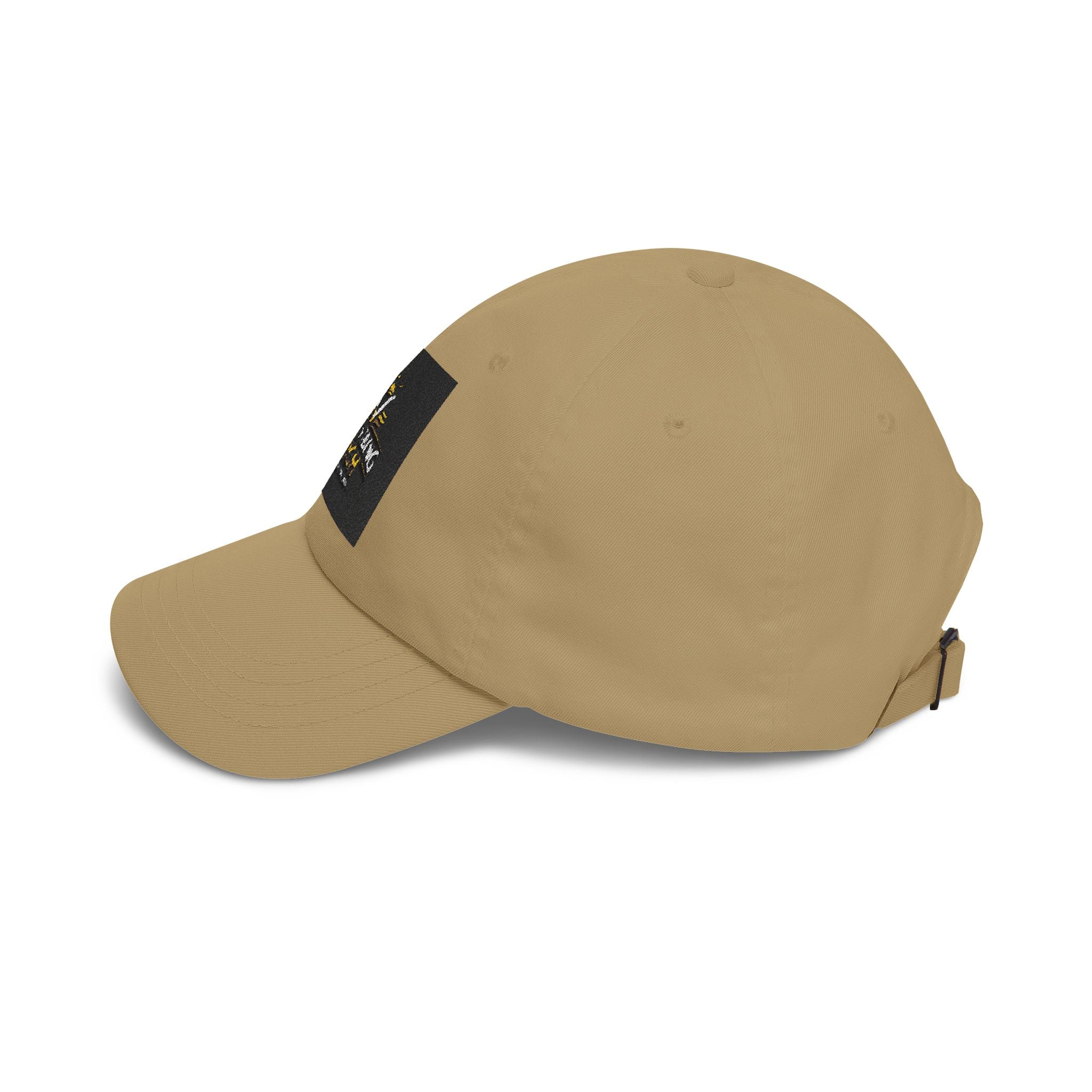 Stay Vibing High Dad Cap — Embroidered Retro Sunrise Hat