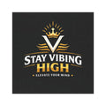 Stay Vibing High Car Magnet — "Elevate Your Mind" Motivational Auto Decal