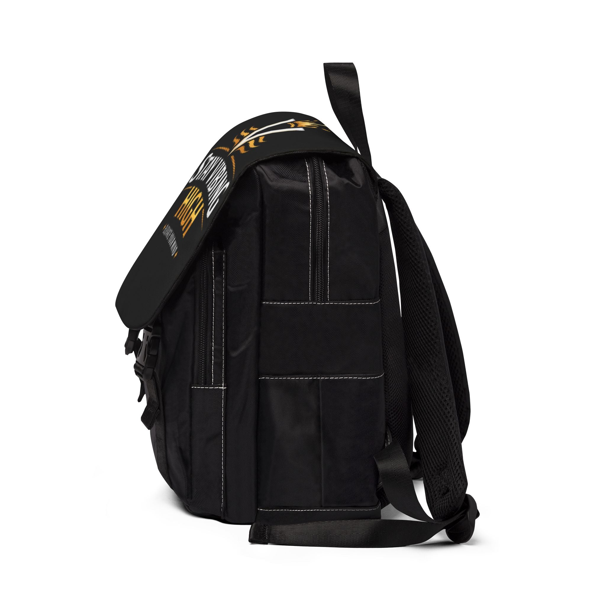 Stay Vibing High Backpack — "Elevate Your Mind" Casual Shoulder Bag