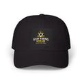 Stay Vibing High Dad Cap — Embroidered Retro Sunrise Hat