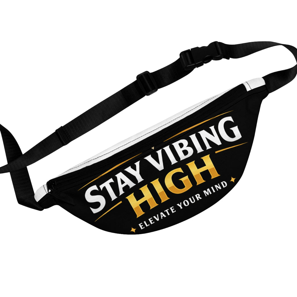 Fanny Pack "Stay Vibing High" – Motivational Waist Bag