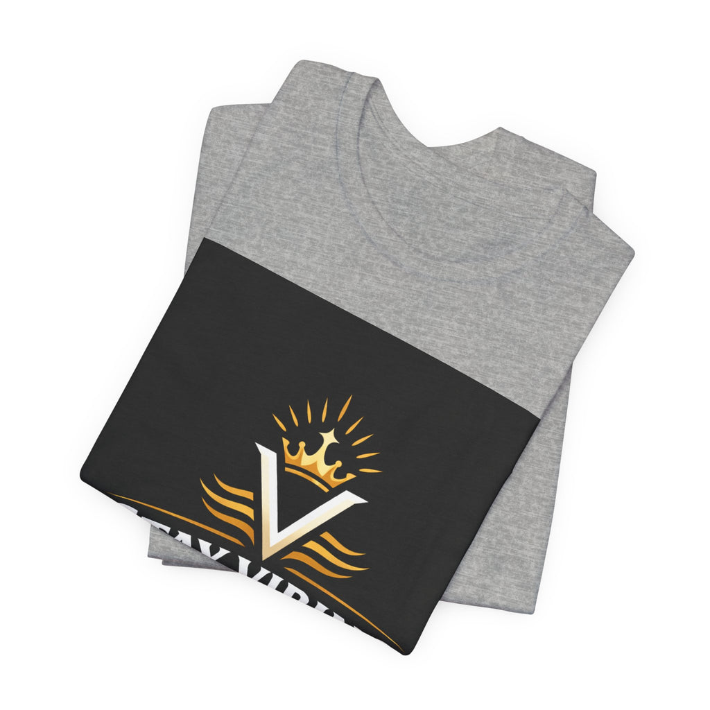 Stay Vibing High T-Shirt — Inspirational Crown Logo Tee