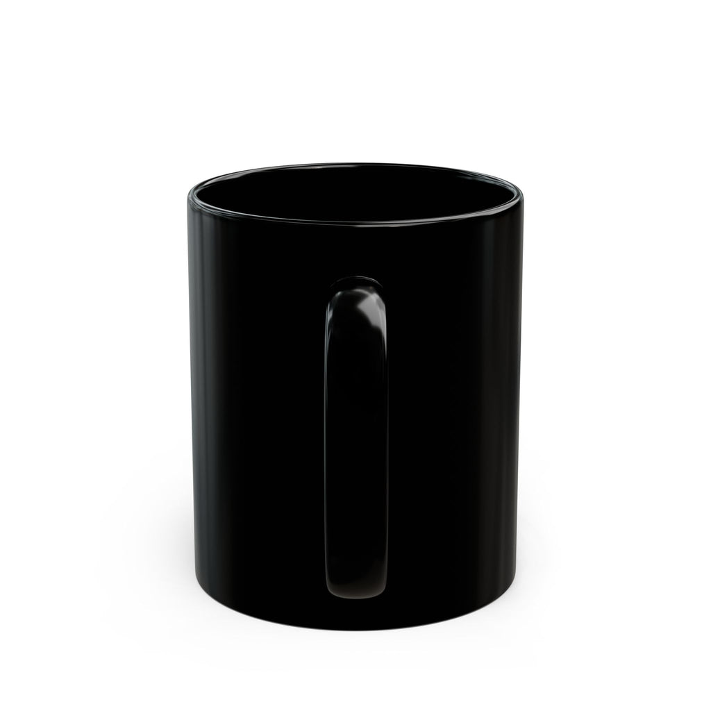 Stay Vibing High Mug — Black Ceramic Coffee Cup, “Stay Vibing High • Elevate Your Mind” Inspirational Gift