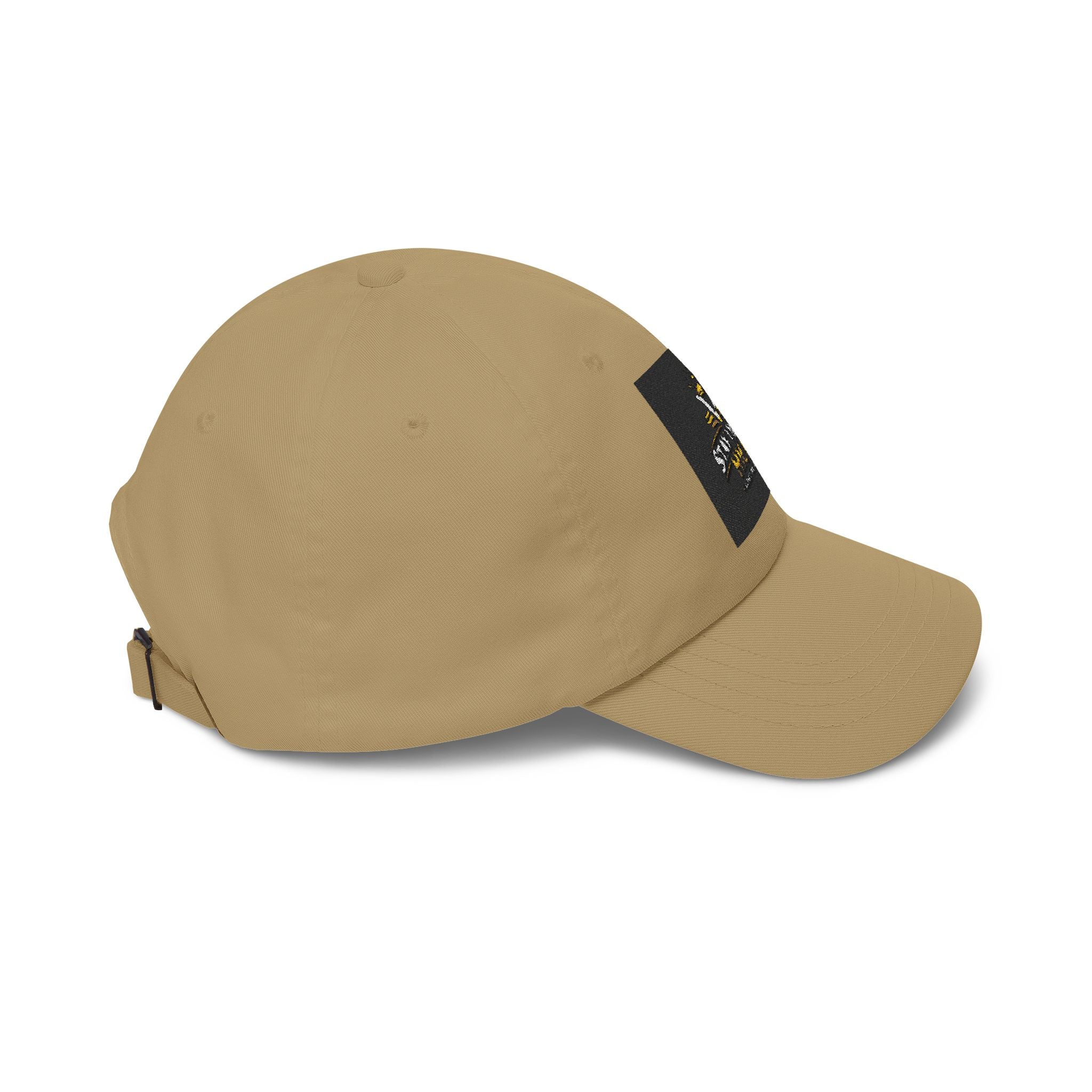 Stay Vibing High Dad Cap — Embroidered Retro Sunrise Hat