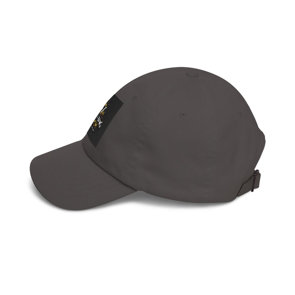 Stay Vibing High Dad Cap — Embroidered Retro Sunrise Hat