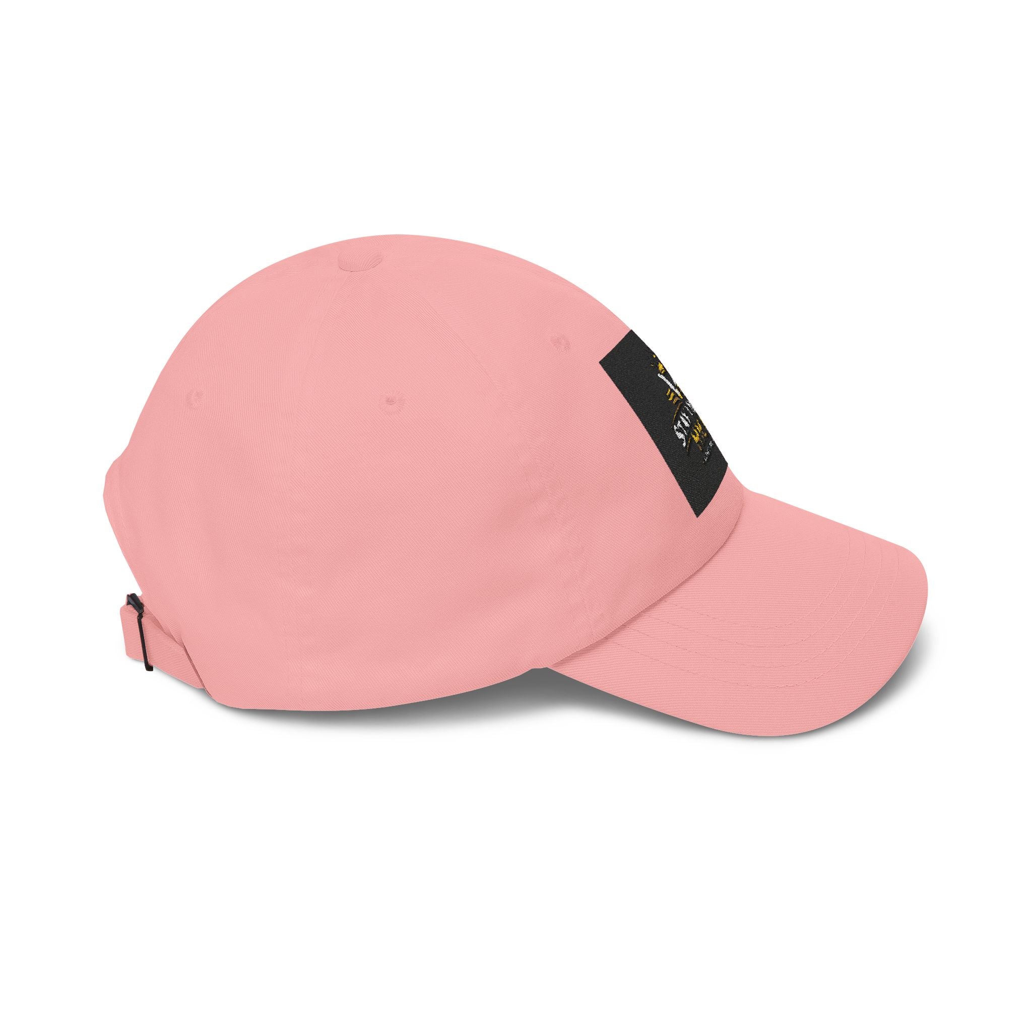 Stay Vibing High Dad Cap — Embroidered Retro Sunrise Hat