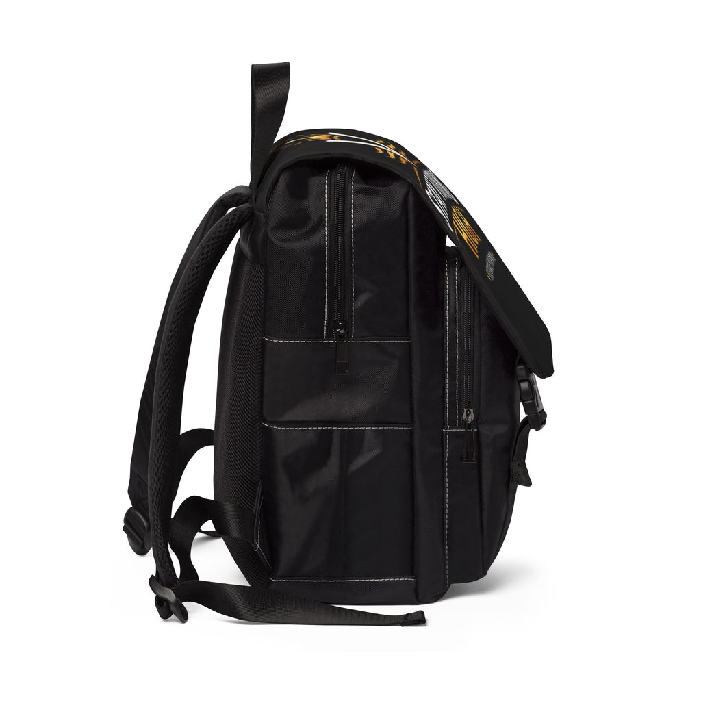Stay Vibing High Backpack — "Elevate Your Mind" Casual Shoulder Bag