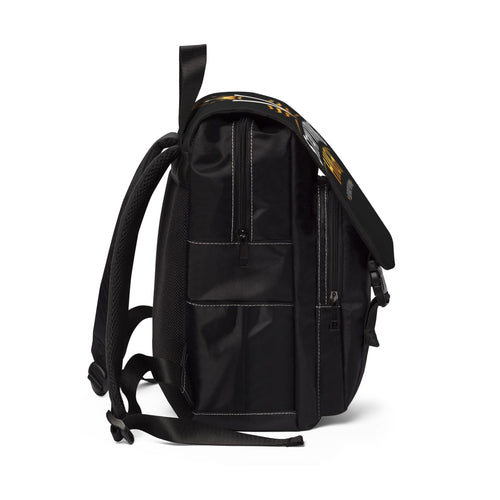Stay Vibing High Backpack — "Elevate Your Mind" Casual Shoulder Bag