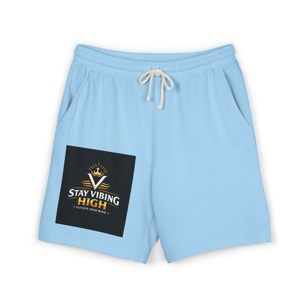 Stay Vibing High Sweat Shorts — Garment-Dyed Fleece Lounge Shorts