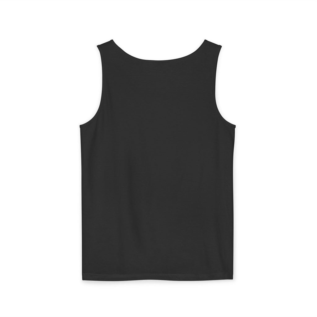 Stay Vibing High Tank Top — Motivational Crown Graphic Muscle Tee
